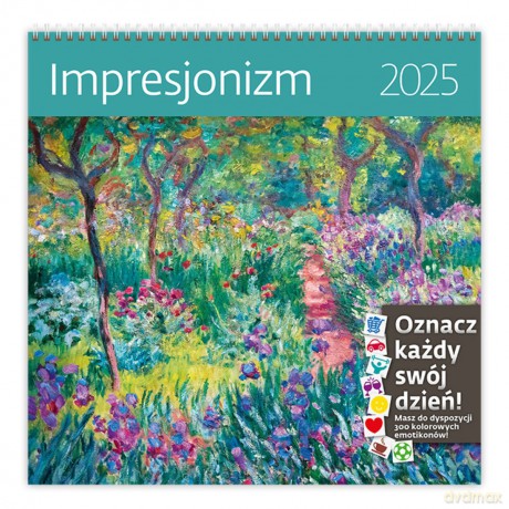Kalendarz 2025 Impresjonizm ścienny [KALENDARZ]