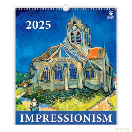 Kalendarz 2025 Impressionism ekskluzywny ścienny [KALENDARZ]