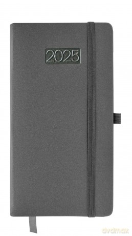 Kalendarz 2025 LUX B6 tygodniowy szary KK-DLT L [KALENDARZ]