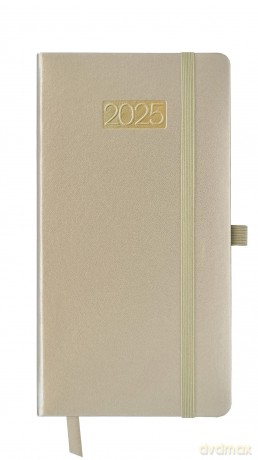 Kalendarz 2025 LUX B6 tygodniowy złoto KK-DLT L [KALENDARZ]