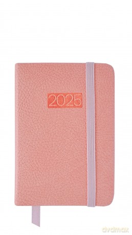 Kalendarz 2025 LUX kieszkonowy tygodniowy różowy KK-1L [KALENDARZ]