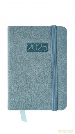 Kalendarz 2025 LUX kieszonkowy tygodniowy niebieski KK-1L [KALENDARZ]