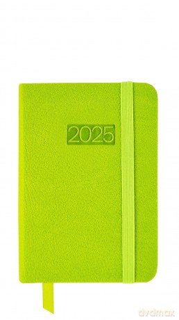 Kalendarz 2025 LUX kieszonkowy tygodniowy zielony KK-1L [KALENDARZ]