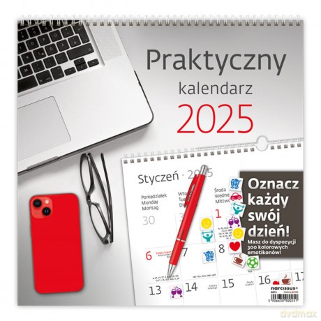 Kalendarz 2025 Praktyczny ścienny [KALENDARZ]