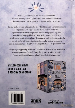 Niespokojne niebo - Charlotte Link [KSIĄŻKA]