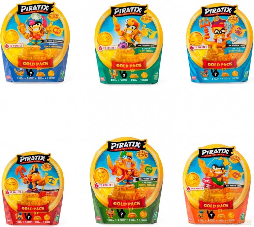 Piratix Golden Treasure Gold Pack 1szt.mix [FIGURKA]