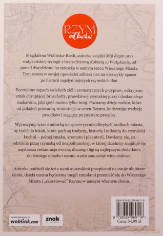 Rzym od kuchni. Śladami historii najsłynniejszych dań Wiecznego Miasta - Magdalena Wolińska-Riedi [KSIĄŻKA]