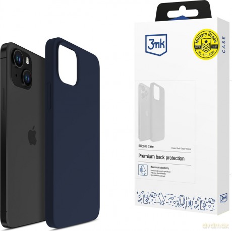 Apple iPhone 15 - 3mk Silicone Case Dark Navy
