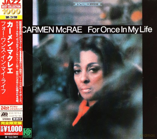 Carmen Mcrae: For Once In My Life [CD]