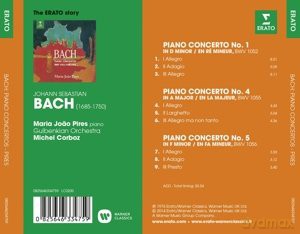 Maria Joao Pires: The Erato Story. Bach: Keyboard Concertos [CD]
