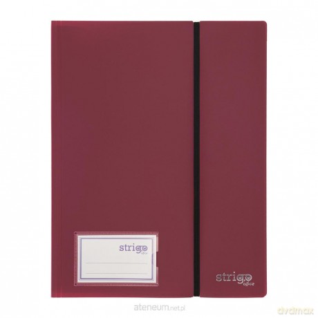 Album ofertowy A4 40kosz. z gumką bordowy
