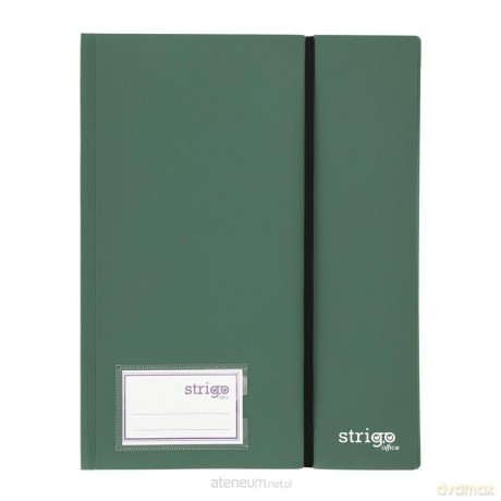 Album ofertowy A4 40kosz. z gumką c.zielony