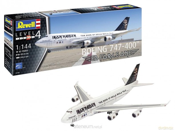 Model plastikowy Boeing 747-400 ED FORCEONE 1/144