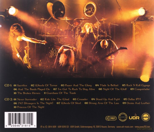 Saxon: St. George's Day Live In Manchester [2CD]
