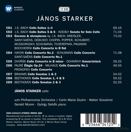 Janos Starker: Icon - Janos Starker [10CD]