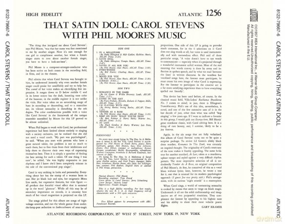 Carol Stevens: That Satin Doll [CD]