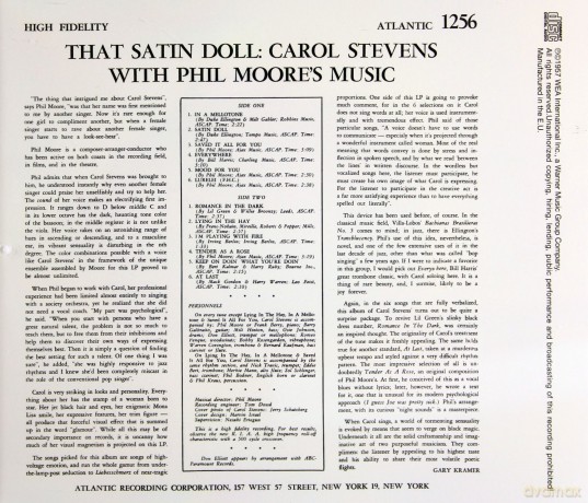Carol Stevens: That Satin Doll [CD]