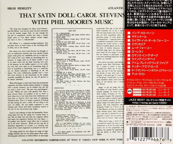 Carol Stevens: That Satin Doll [CD]
