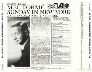 Mel Torme: Sunday In New York & Other Songs About New York [CD]