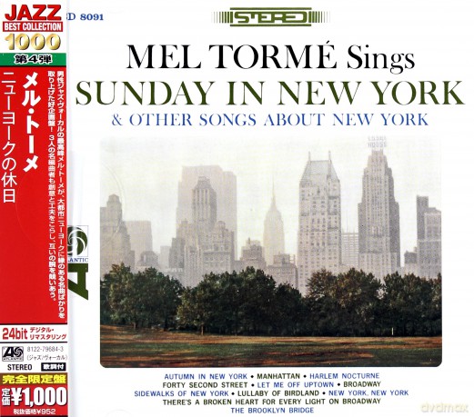 Mel Torme: Sunday In New York & Other Songs About New York [CD]