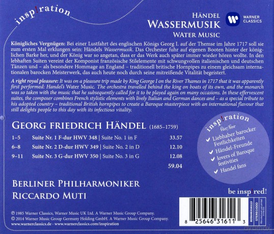 Wassermusik [CD]