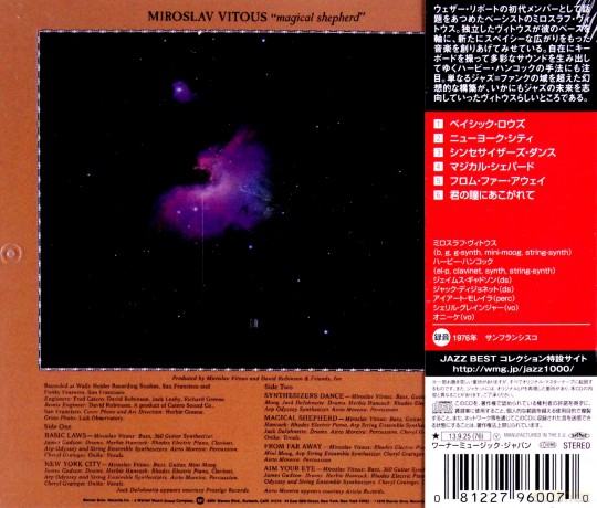 Miroslav Vitous: Magical Shepherd [CD]