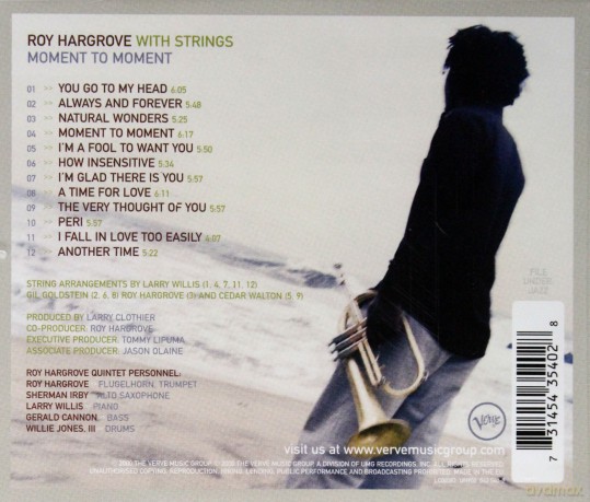 Roy Hargrove: Moment To Moment [CD]