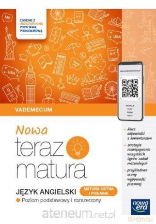 Język angielski LO Nowa Teraz Matura Vademecum 2025 zakres podstawowy i rozszerzony [KSIĄŻKA]