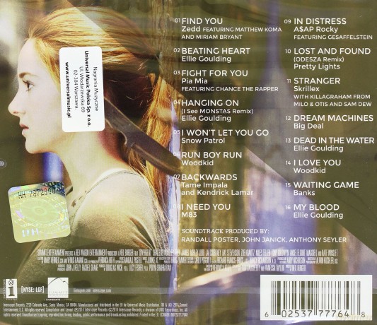 Divergent soundtrack (Niezgodna) [CD]