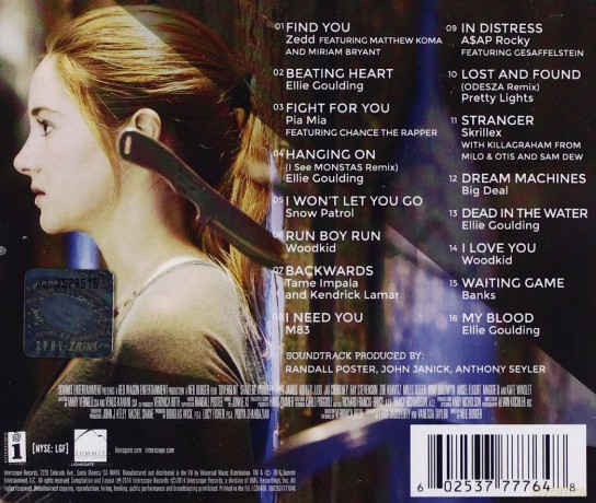 Divergent soundtrack (Niezgodna) [CD]