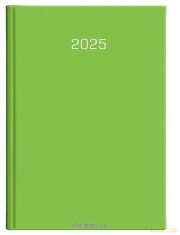 Kalendarz 2025 B6 dzienny Albit seledynowy [KALENDARZ]