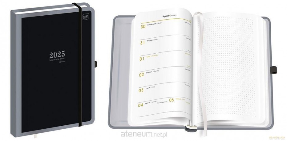 Kalendarz 2025 książkowy B5/96K Mat+UV Classic [KALENDARZ]