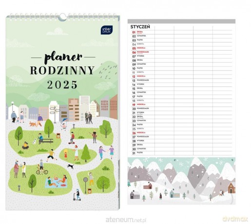 Kalendarz 2025 planer rodzinny Razem [KALENDARZ]