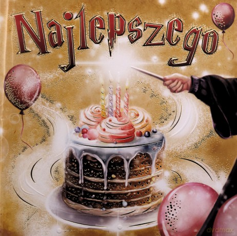 Karnet KW Urodziny Magiczny tort