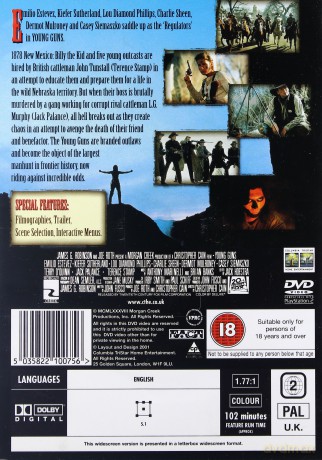 Young Guns (Młode strzelby) [DVD]