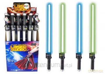 Miecz świetlny z dźwiękiem 67cm MIX
