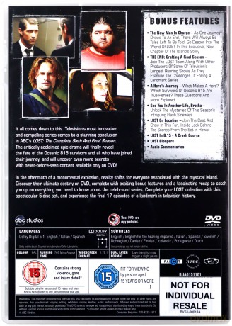 Lost Season 1-6 (Zagubieni Sezon 1-6) [37DVD]