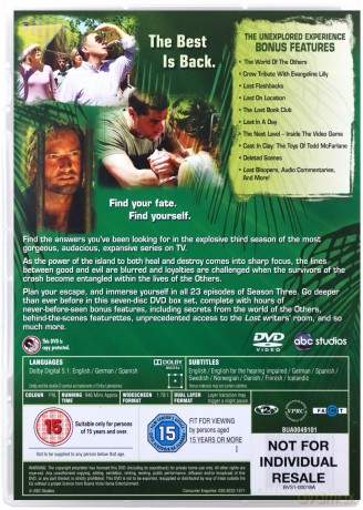 Lost Season 1-6 (Zagubieni Sezon 1-6) [37DVD]