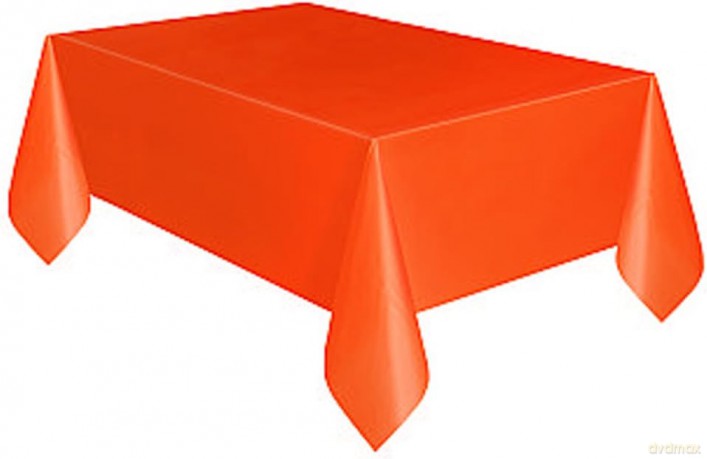 Obrus foliowy pomarańczowy 213x137cm