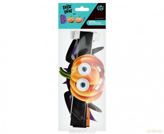 Opaski papierowe na głowę Boo 4 wzory