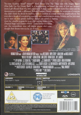 Music of the Heart (Koncert Na 50 Serc) [DVD]