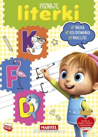 Poznaję literki z naklejkami - Katarzyna Salamon [KSIĄŻKA]