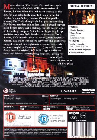 Scream 2 (Krzyk 2) [DVD]