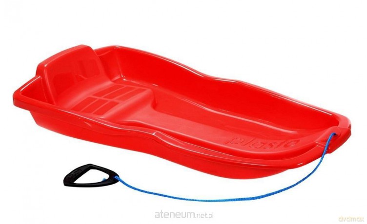 Sanki 87cm z linką i uchwytem czerwone [SPORT]