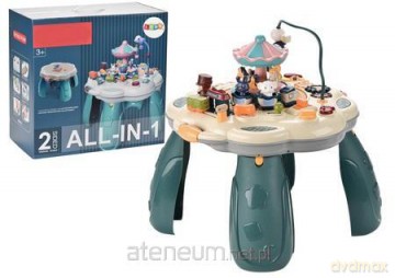 Stolik interaktywny edukacyjny 2w1 niebieski