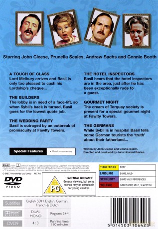 Fawlty Towers Series 1 (Hotel Zacisze Sezon 1) [DVD]