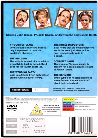 Fawlty Towers Series 1 (Hotel Zacisze Sezon 1) [DVD]