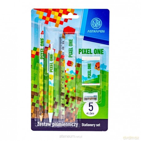 Zestaw piśmienniczy 5el Pixel
