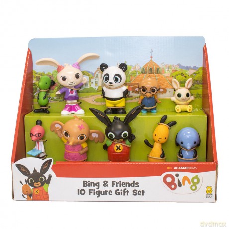 BING Zestaw 10 Figurek Bing i Przyjaciele [FIGURKA]