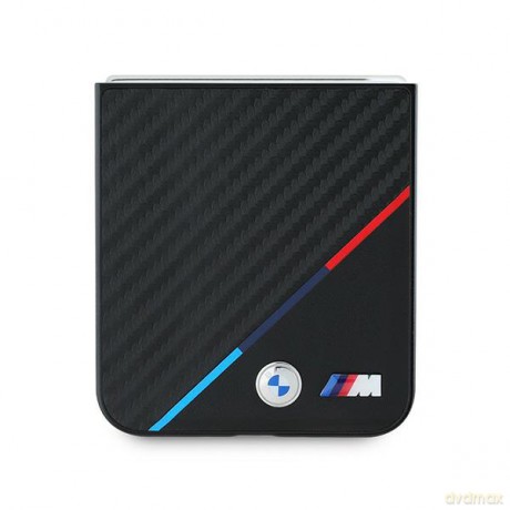 BMW case for nakładka do Samsung Galaxy Z Flip6 BMW000842 czarna Hardcase Carbon Tricolor